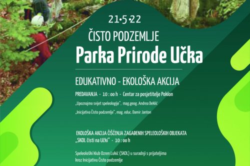 Volonterska edukativno-ekološka akcija Čisto podzemlje Parka prirode Učka